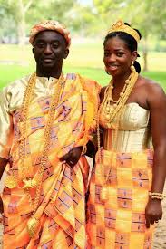 Ghanaian Bride And Groom In Traditional Dress More At Pinterest Com Eventsbygab African Wedding African Bride African Clothing
