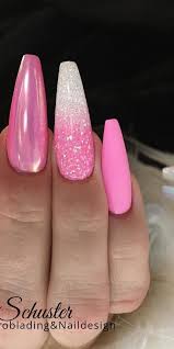 Half matte half shine acrylic nail design. 32 Extraordinary White Acrylic Nail Designs To Finish Your Trendy Look White Acrylic Nails Acrylic Nail Designs Nail Designs