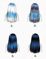 How To Do Highlights For Black Hair Copicmarkerdeutschland Tumblr Com Digital Media Art How To Draw Hair Marker Art