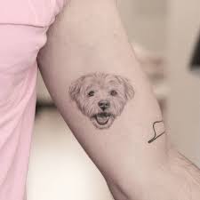 Dog Portrait Tattoos Realistic Dog Portrait Tattoo Small Dog Tattoos Dog Tattoo