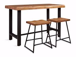 Bar stools & counter stools; Landon Counter Table With Two Stools The Furniture Mart