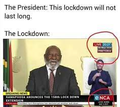 President cyril ramaphosa urged troops on thursday to be a force of kindness, saying people are terrified of the virus and the soldiers. Manics A Twitter Dear Fellow South Africans According To Somizi And His Reliable Source Fikile Mbalula President Ramaphosa Cyrilramaphosa Will Extend Lockdown Until 2036 Https T Co Bocwofyjwo