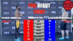 Maybe you would like to learn more about one of these? Weigh In Marcial 162 4 Lbs Vs Whitfield 165 8 Lbs Youtube