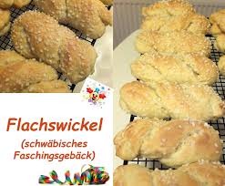 Flachswickel Feines Schwabisches Hefegeback Rezept Faschingsgeback Geback Lebensmittel Essen