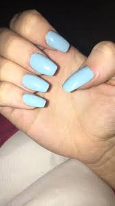 *multiple application:the coffin fake nails are great for both professional nail specialist or nail art learner, suitable for nail salons and diy nail art at home, wonderful gift for your wife, girlfriend, mother or sisters, and excellent for parties/wedding/costume ball/halloween/christmas/etc. Coffin Light Blue Acrylic Nails Nail And Manicure Trends