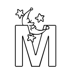 Search through 623,989 free printable colorings at getcolorings. M Letter For Moon Coloring Page Download Print Online Coloring Pages For Free Color Nimbus
