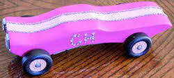 For girls only pinewood derby car decals. Girls Powder Puff Pinewood Derby