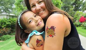Something like is a unique design that will keep a loved one's memory alive. Fun Temporary Tattoos For Mother S Day Alpha Mom
