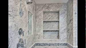 The tiles can also be used for decoration of fireplace surrounds, kitchen backsplashes and even for covering the bathroom walls. White Carrara Marble Bathroom Designs Youtube
