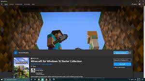 Open the microsoft store app on the pc · search for minecraft for windows 10 · select buy · complete the payment process · the download will . Microsoft Store Won T Install Minecraft Windows 10 Starter Collection