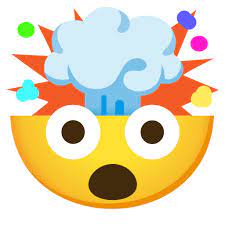 Vector illustration of two colored and black exploding head emoji vector icons designs can be used for mobile, ui, web. Exploding Head Emoji
