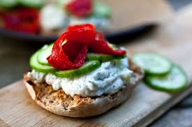 Smoked Trout Salad Cucumber And Roasted Pepper Sandwich Recipe Recipe Stuffed Peppers Smoked Trout Salad Smoked Trout