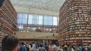 But in this case, fakes would simplify making the display safe. A Bookworm S Paradise Starfield Library At Coex Gangnam Seoul Hab Korea Net