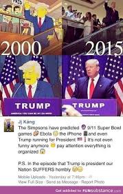 I Trust The Simpsons And That S Why I M Nervous Lustige Humor Bilder Trump Lustig Lustige Bilder