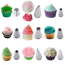 Icing Piping Nozzles Tips Cupcake Cake Decorating Pastry Swirls Cream Diy Tools Icing Piping Nozzles Tips Decoration Patisserie Decoration Gateau Cupcakes