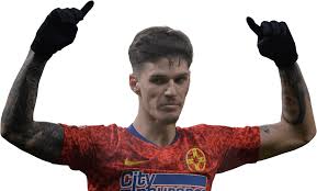 Dennis man (born 26 august 1998) is a romanian professional footballer who plays for fcsb and the romanian national team as an attacking midfielder or a forward. Dennis Man Football Render 68791 Footyrenders