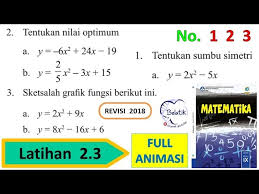 Belum meratanya pemahaman tentang ham. Latihan 2 3 Nomor 1 2 3 Kelas 9 Smp Mts Semester 1 Persamaan Dan Fungsi Kuadrat Bse Halaman 102 103 Youtube