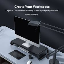 Not only is the product made of high quality wood and looks really nice.it is also helps to organize everything on my working place. Orico Desktop Wood Monitor Stand Multi Function Universal Computer Riser Laptop Stand For Pc Macbook Notebook Tv Home Office Monitor Holder Aliexpress