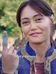 Ella Purnell Fallout Interview Vault