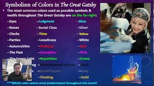 See our coloring pages gallery below. Color Symbolism In The Great Gatsby Youtube