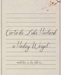 Check spelling or type a new query. Wattpad Y Mas Carta De Luke Howland A Hasley Weigel Facebook