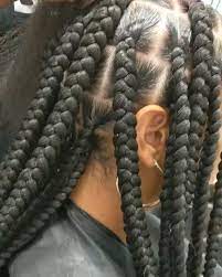Large Knotless Braids Video Big Box Braids Hairstyles Hair Styles Braided Hairstyles