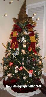 Harry Potter Christmas Tree Nourishing My Scholar Harry Potter Christmas Tree Harry Potter Christmas Decorations Harry Potter Christmas