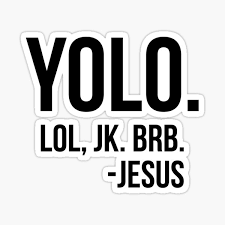 Jesus Brb Stickers Redbubble