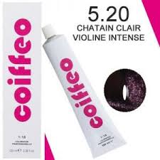 • le henné rouge (lawsonia inermis) : Coiffeo 5 20 Chatain Clair Violine Intense 100 Ml Holi Boutique