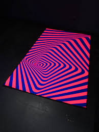 Top marken günstige preise große auswahl. Psywork Schwarzlicht Teppich Fluo Tune In Pink 1 2x2m