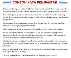 Contoh Kata Pengantar Buku Buku Tulisan Tuhan