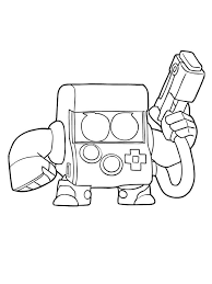 Pistola De 8 Bits Em Brawl Star Para Colorir Imprimir E Desenhar Colorir Me