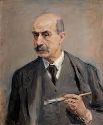 Self Portrait With Brush Oil On Canvas By Max Liebermann 1847 1935 Germany Self Portrait Portrait Artist