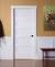 White Interior Doors With Stained Wood Trim