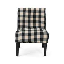 So lately i've been doing a little online shopping for farmhouse style accent chairs. Plaid Accent Chairs Chairs The Home Depot