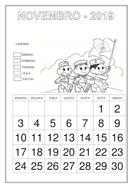 Calendário 2018 Para Preencher E Imprimir Calendario 2019 Turma Da Monica Calendario Para Criancas Atividades De Pintura Atividades De Alfabetizacao