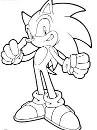 Sonic the hedgehog, often simply known as sonic, is the title character from the video game series with the immense popularity of the game, the main character featured on a range of kid's items like backpacks, umbrellas, pencil boxes and coloring pages. Sonic Coloring Pages Free The Following Is Our Collection Of Sonic Coloring Page Printables You Are Free Cartoon Coloring Pages Coloring Pages Coloring Books