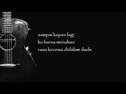 Kata yang mirip dengan cinta. Judika Tiada Lagi Official Lyric Video Youtube