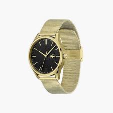 Gents Vienna 3 Hands Watch With Gold Plated 1 Steel Strap | LACOSTE