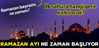 Ramazan ayı bu yıl 5 mayıs 2019 tarihinde başlıyor ve pazar'a denk geliyor. Ramazan Ayi Ne Zaman Basliyor Bolu Meydan Gazetesi