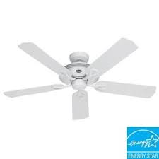 4.6 out of 5 stars. Hunter Mariner 52 In Indoor Outdoor White Ceiling Fan 99 Ceiling Fan Wet Rated Ceiling Fans White Ceiling Fan