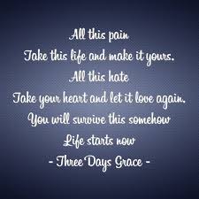 Three Days Grace Life Starts Now This Song Always Reminds Me Of A Good Friend Rip Josh Walker 3 Three Days Grace Song Lyric Quotes Soul Songs