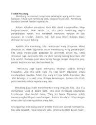 Terdapat pelbagai cara yang dapat dilakukan untuk berjimat cermat. Facebook