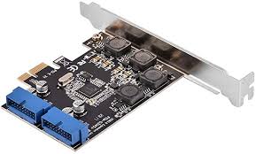Featuring a native nec pci express host controller chipset, the usb 3.0 standard supports transfer rates of up to 5gbps, while still providing backward compatibility for older usb 2.0 (480mbps) and 1.1 (12mbps) devices. Amazon Com Tosuny Pci E To Usb 3 0 2 Port Express Card Low Profile Pci Express To Internal 2 Port 19pin Header Usb 3 0 Card Adapter Electronics