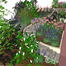 Using Sketchup Photoshop For Design Work Part Ii Garden Design Garden Design Plans Garden Ideas Large
