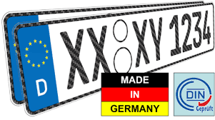 Carbon Optik Auto Nummernschild Kennzeichen Gunstig Kaufen