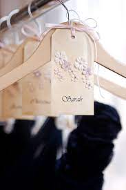 10 Awesome Diy Ideas For Your Wedding Weddingsonline Diy Wedding Hangers Bridesmaid Dress Hangers Personalized Bridesmaid Hangers