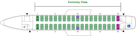 Erj 170 Seat Map Embraer170 (E70) / Aircrafts And Seats - Jal