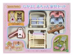 3 Calico Critters Sylvanian Families Close Babies And Baby Furniture Set Epoch Calico Critters Furniture Sylvanian Families Baby Furniture Sets