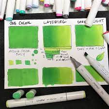 Before You Buy Another Marker Try This With What You Have 3 Beginner Blending Techniques Alcohol Ink Markers Ohuhu Markers Markers Drawing Ideas